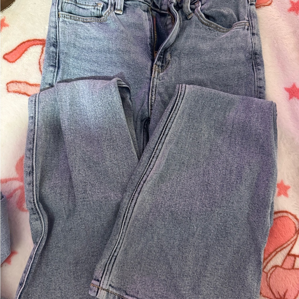 Hollister High-Rise Flare Light Blue Jeans